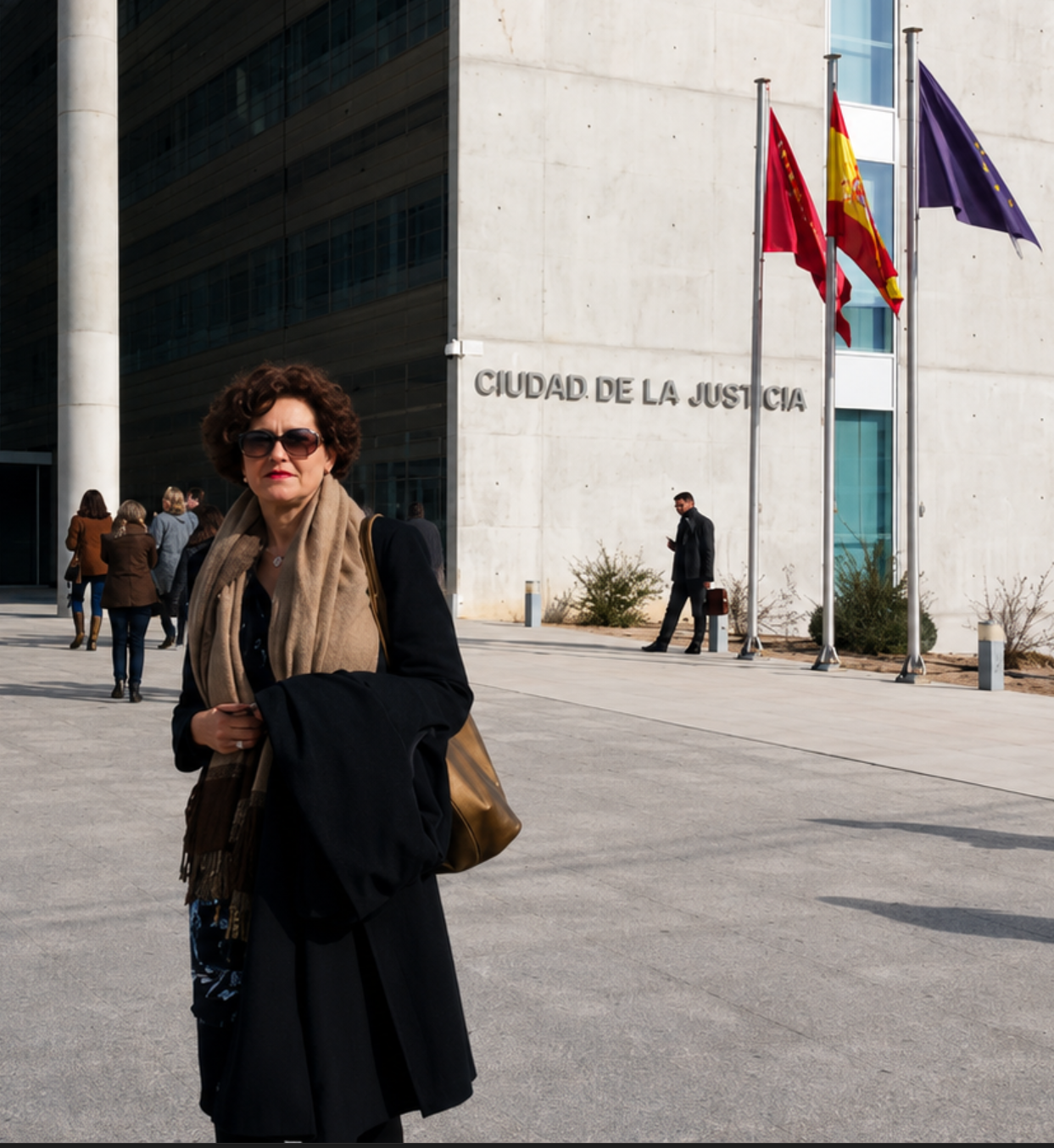 Dolores Picó Pavía, abogada, ante la Ciudad de la Justicia